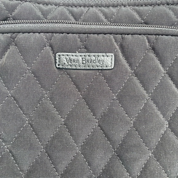 Vera Bradley Black Quilted Crossbody Bag - NW - Picture 2 of 3